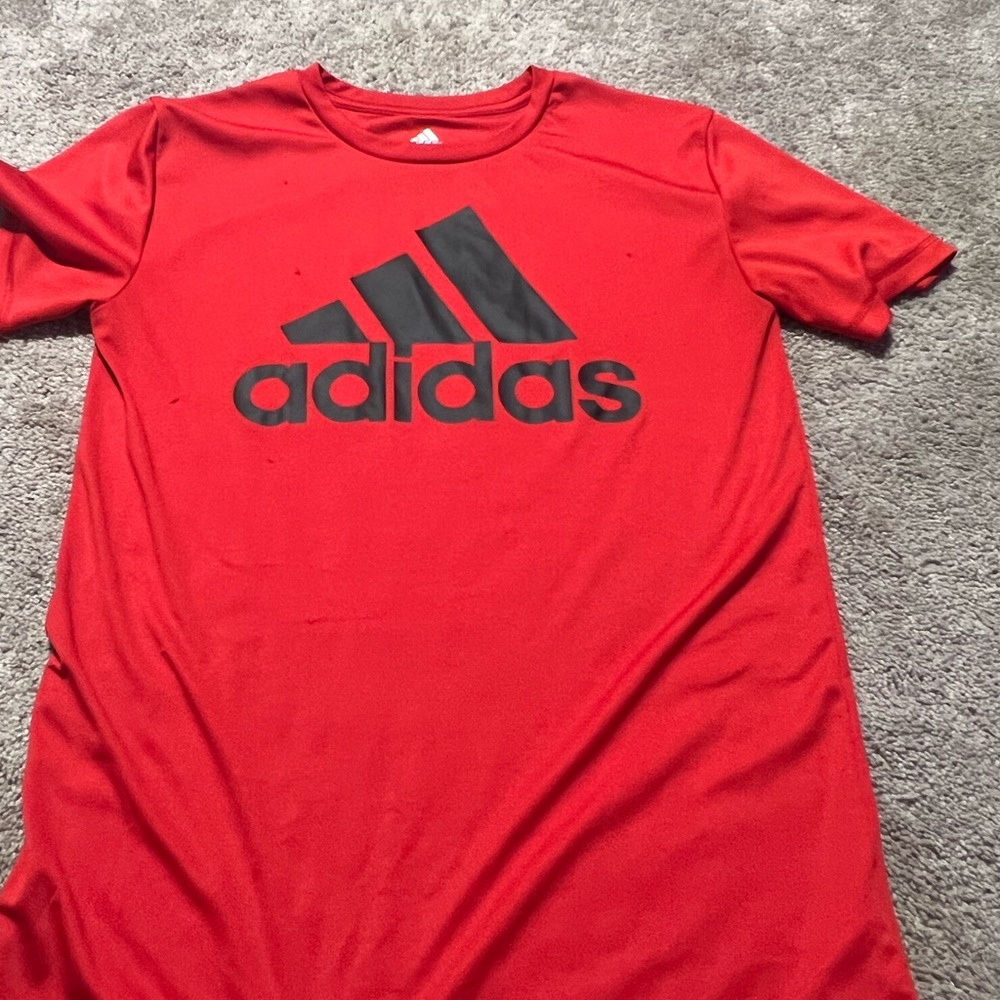 Adidas red t-shirt